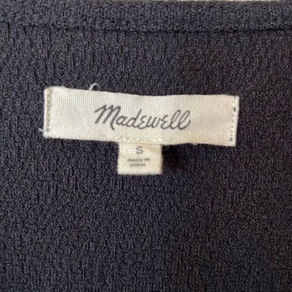 Madewell Cross-Front Button Dress Size Small - Picture 7 of 9